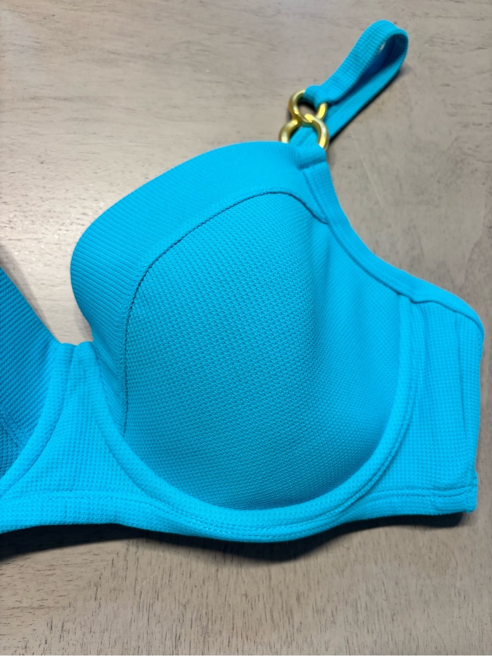 Bleu Rod Beattie Bright Turquoise Underwire Bikini Top - Picture 2 of 9